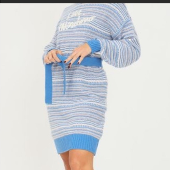 ❤️Love Moschino wool blend striped knitted dress size M US or 42 European ❤️ - Picture 2 of 9